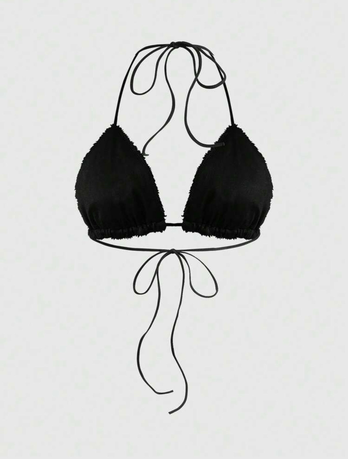 Fur and cross bikini