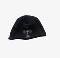 Black cross beanie