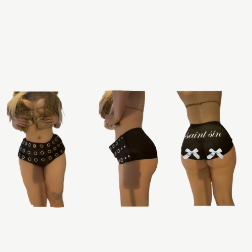 Saint Sin Black Shorts
